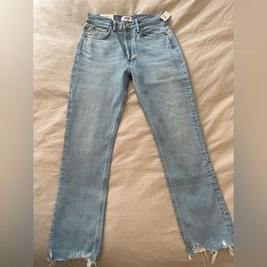 Agolde Riley High Rise Straight Crop